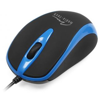 Mouse Plano Albastru Negru