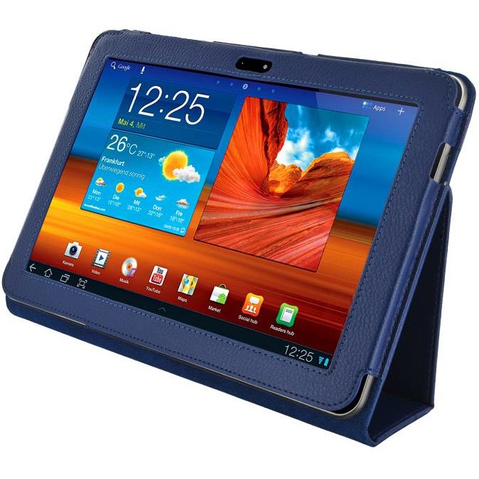 Microbe shade Suffocate Husa tableta 4World albastra pentru Samsung Galaxy Tab 10.1 ITGalaxy.ro