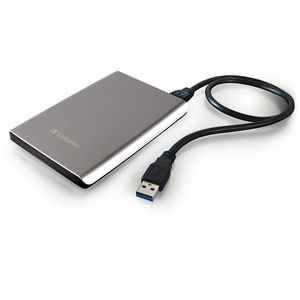 Hard disk extern Verbatim Store n Go Ultra Slim 500GB 2.5 inch USB 3.0 Silver