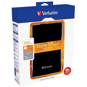 Hard disk extern Verbatim Store n Go 500GB 2.5 inch USB 3.0 Black