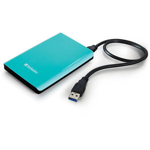 Hard disk extern Verbatim Store n Go 1TB 2.5 inch USB 3.0 Silvertree Green