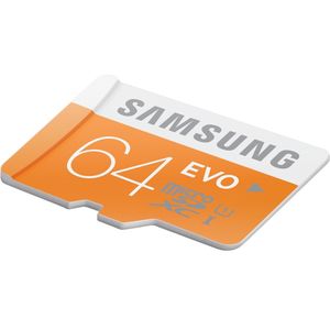 Card Samsung microSDXC Evo 64GB Class 10 UHS-1 cu adaptor SD