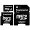Card Transcend microSD 2GB cu 2 adaptoare