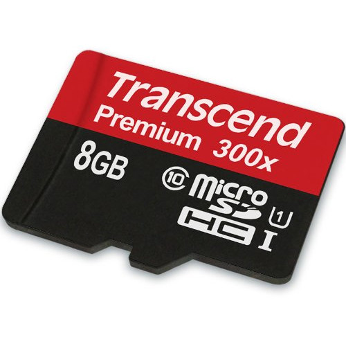 Card microSDHC 8GB Class 10 UHS-I 300x