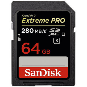Card Sandisk SDXC Extreme Pro 64GB UHS-II