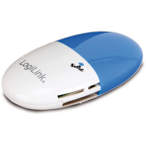 Card reader Logilink Smile Multi Card USB 2.0 albastru