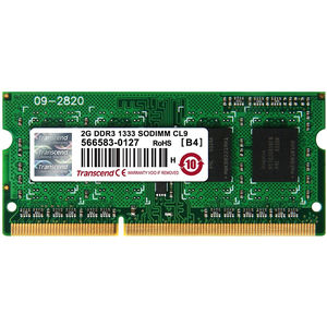 Memorie laptop Transcend 2GB DDR3 1333 MHz CL9