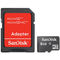 Card Sandisk microSDHC 8GB Class 4 cu adaptor SD