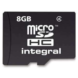 Card Integral microSDHC 8GB Class 4