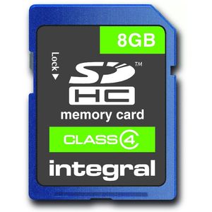 Card Integral SDHC 8GB Class 4