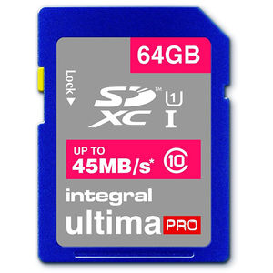Card Integral UltimaPro SDXC 64GB Class 10 UHS-I U1