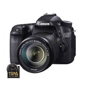 Aparat foto DSLR Canon EOS 70D 20.2 Mpx WiFi Kit EF-S 18-135mm STM