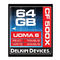 Card Delkin Compact Flash 64GB 500x UDMA 6
