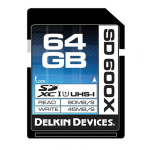 Card Delkin SDXC Better SD600 64GB UHS-I