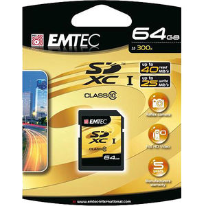 Card Emtec SDXC 64GB 300x Class 10