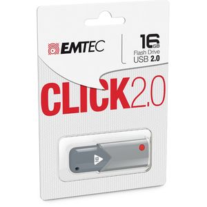 Memorie USB Emtec Click B100 16GB USB 2.0 Silver