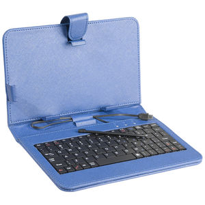 Husa cu tastatura Tracer microUSB Navy Blue 7 inch