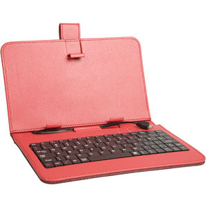 Husa cu tastatura Tracer microUSB Walker rosie 7 inch