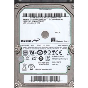 Hard disk laptop Seagate 1TB 5400RPM 8MB SATA-II