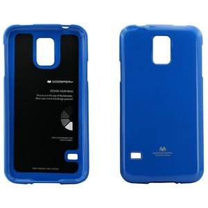 Husa Protectie Spate Goospery YJSAMGS5ABS My-Jelly albastra pentru Samsung Galaxy S5 G900