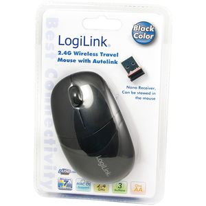 Mouse wireless Logilink ID0069 2.4 GHz Black