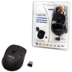 Mouse Logilink wireless ID0033 2.4 GHz Black