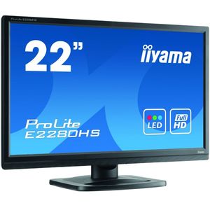Monitor LED Iiyama ProLite E2280HS-B1 21.5 inch 5 ms Black