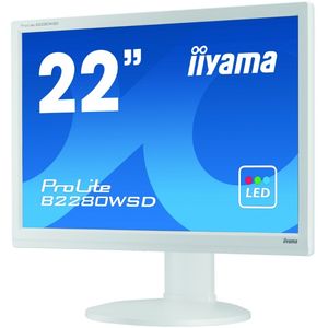 Monitor LED Iiyama ProLite B2280WSD-W1 22 inch 5 ms White