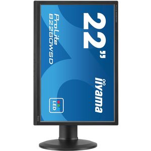 Monitor LED Iiyama ProLite B2280WSD-B1 22 inch 5 ms Black
