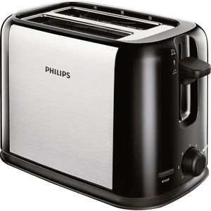 Prajitor de paine Philips HD2586/20 Daily Collection 950W negru / argintiu