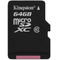 Card Kingston microSDXC 64GB Class 10