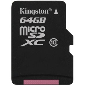 Card Kingston microSDXC 64GB Class 10