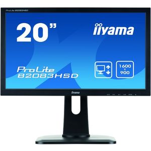 Monitor LED Iiyama ProLite B2083HSD 19.5 inch 5 ms Black