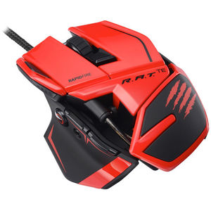 Mouse gaming Mad Catz RAT TE Tournament Edition red