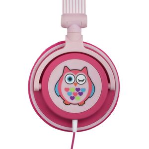 Casti Trendz Doodle Children's Character Owl pink