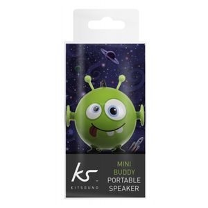 Boxa portabila KitSound Mini Buddy Alien 2W green
