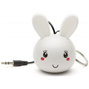 Boxa portabila KitSound Mini Buddy Bunny 2W white
