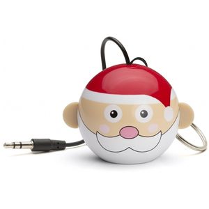 Boxa portabila KitSound Mini Buddy Father Christmas 2W red / white