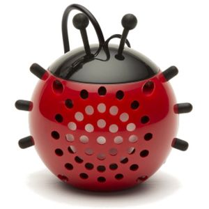 Boxa portabila KitSound Mini Buddy Ladybird 2W red / black
