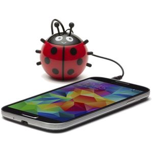 Boxa portabila KitSound Mini Buddy Ladybird 2W red / black