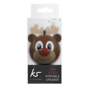 Boxa portabila KitSound Mini Buddy Reindeer 2W brown