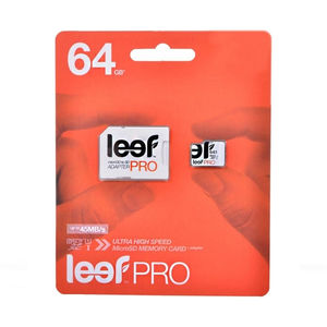 Card Leef PRO MicroSDXC 64GB UHS-1 cu adaptor SD