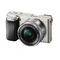 Aparat foto Mirrorless Sony Alpha A6000 24.3 Mpx WiFi NFC Silver Kit 16-50mm