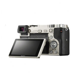 Aparat foto Mirrorless Sony Alpha A6000 24.3 Mpx WiFi NFC Silver Kit 16-50mm