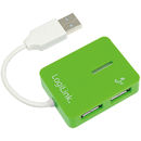 UA0138 USB 2.0 4 porturi Smile Green