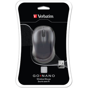 Mouse wireless Verbatim 49042 GO Nano negru