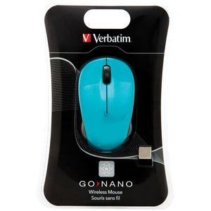 Mouse wireless Verbatim 49044 GO Nano albastru