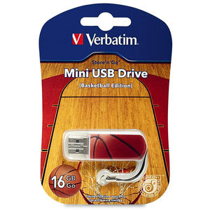 Memorie USB Verbatim Mini 16GB USB 2.0 Basketball Edition