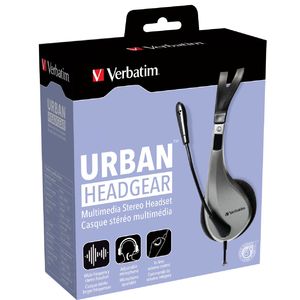 Casti Verbatim 49122 Urban Headgear Black / Silver