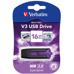 Memorie USB Verbatim V3 16GB USB 3.0 Purple